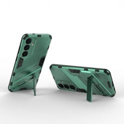 Kryty na mobil | Odolný Kryt Punk armor case zelený – Samsung Galaxy S24+ (S24 Plus) | Kryty na mobil