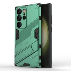 Kryty na mobil | Odolný Kryt Punk armor case zelený – Samsung Galaxy S24 Ultra | Kryty na mobil