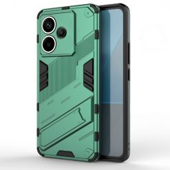 Kryty na mobil | Odolný Kryt Punk armor case zelený – Xiaomi Redmi Note 13 Pro+ 5G | Kryty na mobil