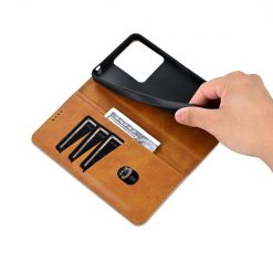 Kryty na mobil | Peňaženkové puzdro AZNS book case bledohnedé – Xiaomi Redmi 13C / Xiaomi Poco C65 | Kryty na mobil