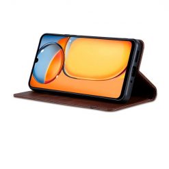 Kryty na mobil | Peňaženkové puzdro AZNS book case tmavohnedé – Xiaomi Redmi 13C / Xiaomi Poco C65 | Kryty na mobil