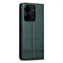 Kryty na mobil | Peňaženkové puzdro AZNS book case zelené – Xiaomi Redmi 13C / Xiaomi Poco C65 | Kryty na mobil