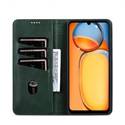 Kryty na mobil | Peňaženkové puzdro AZNS book case zelené – Xiaomi Redmi 13C / Xiaomi Poco C65 | Kryty na mobil