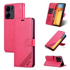 Kryty na mobil | Peňaženkové puzdro AZNS Sheepskin Texture červené – Xiaomi Redmi 13C / Xiaomi Poco C65 | Kryty na mobil