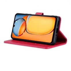 Kryty na mobil | Peňaženkové puzdro AZNS Sheepskin Texture červené – Xiaomi Redmi 13C / Xiaomi Poco C65 | Kryty na mobil
