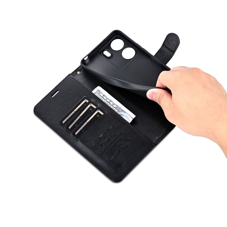 Peňaženkové puzdro AZNS Sheepskin Texture čierne – Xiaomi Redmi 13C / Xiaomi Poco C65 | Kryty na mobil Kryty na mobil | Peňaženkové puzdro AZNS Sheepskin Texture čierne – Xiaomi Redmi 13C / Xiaomi Poco C65 | Kryty na mobil
