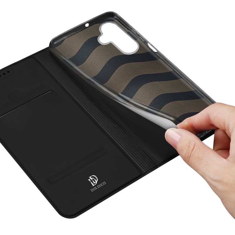 Peňaženkové puzdro Dux Ducis Skin Pro čierne – Samsung Galaxy A15 4G/5G | Kryty na mobil Kryty na mobil | Peňaženkové puzdro Dux Ducis Skin Pro čierne – Samsung Galaxy A15 4G/5G | Kryty na mobil