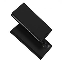 Kryty na mobil | Peňaženkové puzdro Dux Ducis Skin Pro čierne – Samsung Galaxy S24+ (S24 Plus) | Kryty na mobil