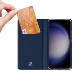 Kryty na mobil | Peňaženkové puzdro Dux Ducis Skin Pro modré – Samsung Galaxy S24+ (S24 Plus) | Kryty na mobil