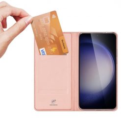 Peňaženkové puzdro Dux Ducis Skin Pro ružové – Samsung Galaxy S24+ (S24 Plus) | Kryty na mobil Kryty na mobil | Peňaženkové puzdro Dux Ducis Skin Pro ružové – Samsung Galaxy S24+ (S24 Plus) | Kryty na mobil