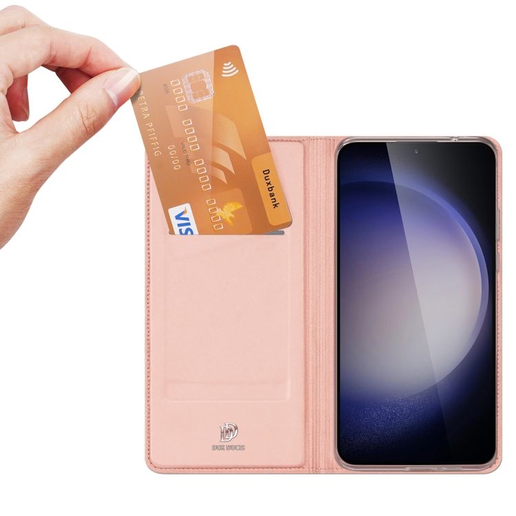 Peňaženkové puzdro Dux Ducis Skin Pro ružové – Samsung Galaxy S24+ (S24 Plus) | Kryty na mobil Kryty na mobil | Peňaženkové puzdro Dux Ducis Skin Pro ružové – Samsung Galaxy S24+ (S24 Plus) | Kryty na mobil