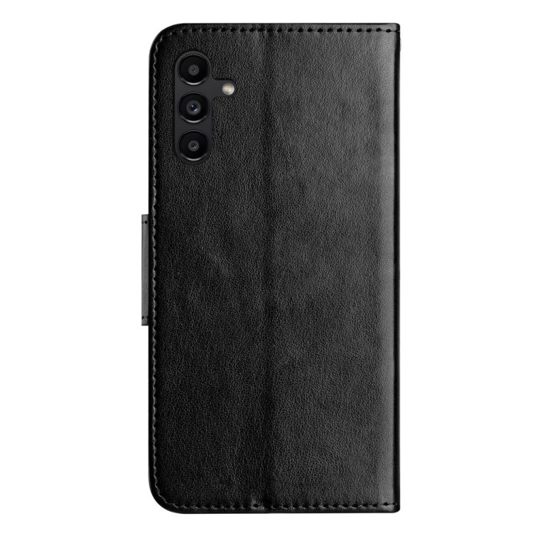 Peňaženkové puzdro Embossing Pattern Motýľ a kvet čierne – Samsung Galaxy A05s | Kryty na mobil Kryty na mobil | Peňaženkové puzdro Embossing Pattern Motýľ a kvet čierne – Samsung Galaxy A05s | Kryty na mobil