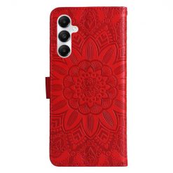 Peňaženkové puzdro Embossing Pattern Slnečnica červené – Samsung Galaxy A05s | Kryty na mobil Kryty na mobil | Peňaženkové puzdro Embossing Pattern Slnečnica červené – Samsung Galaxy A05s | Kryty na mobil