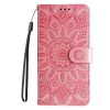 Kryty na mobil | Peňaženkové puzdro Embossing Pattern Slnečnica zelené – Xiaomi Redmi Note 13 Pro+ 5G | Kryty na mobil