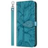 Kryty na mobil | Peňaženkové puzdro Embossing Pattern Strom ružové – Samsung Galaxy A25 5G | Kryty na mobil