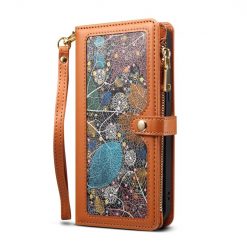 Kryty na mobil | Peňaženkové puzdro Eseble Star Wallet case hnedé – Samsung Galaxy A25 5G | Kryty na mobil