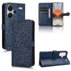 Peňaženkové puzdro Honeycomb Dot Texture Case modré – Xiaomi Redmi Note 13 Pro+ 5G | Kryty na mobil Kryty na mobil | Peňaženkové puzdro Honeycomb Dot Texture Case modré – Xiaomi Redmi Note 13 Pro+ 5G | Kryty na mobil