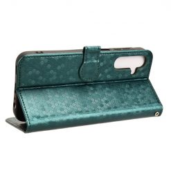 Kryty na mobil | Peňaženkové puzdro Honeycomb Dot Texture Case zelené – Samsung Galaxy A15 4G/5G | Kryty na mobil