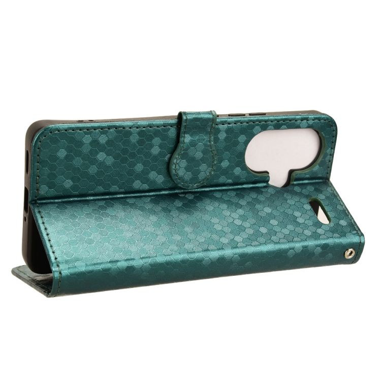 Peňaženkové puzdro Honeycomb Dot Texture Case zelené – Xiaomi Redmi Note 13 Pro+ 5G | Kryty na mobil Kryty na mobil | Peňaženkové puzdro Honeycomb Dot Texture Case zelené – Xiaomi Redmi Note 13 Pro+ 5G | Kryty na mobil