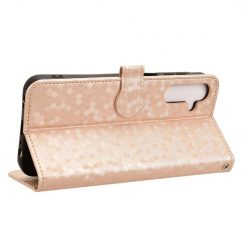 Peňaženkové puzdro Honeycomb Dot Texture Case zlaté – Samsung Galaxy A15 4G/5G | Kryty na mobil Kryty na mobil | Peňaženkové puzdro Honeycomb Dot Texture Case zlaté – Samsung Galaxy A15 4G/5G | Kryty na mobil