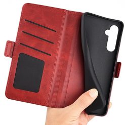 Peňaženkové puzdro Magnetic fresh case červené – Samsung Galaxy S24+ (S24 Plus) | Kryty na mobil Kryty na mobil | Peňaženkové puzdro Magnetic fresh case červené – Samsung Galaxy S24+ (S24 Plus) | Kryty na mobil