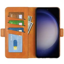 Kryty na mobil | Peňaženkové puzdro Magnetic fresh case hnedé – Samsung Galaxy S24+ (S24 Plus) | Kryty na mobil