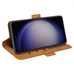 Kryty na mobil | Peňaženkové puzdro Magnetic fresh case hnedé – Samsung Galaxy S24+ (S24 Plus) | Kryty na mobil