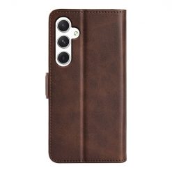 Kryty na mobil | Peňaženkové puzdro Magnetic fresh case tmavohnedé – Samsung Galaxy S24+ (S24 Plus) | Kryty na mobil