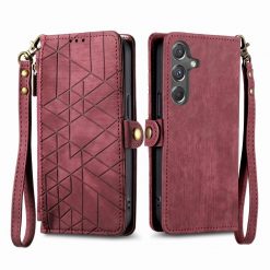 Kryty na mobil | Peňaženkové puzdro Purse case červené – Samsung Galaxy A15 4G/5G | Kryty na mobil