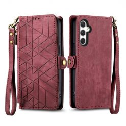 Kryty na mobil | Peňaženkové puzdro Purse case červené – Samsung Galaxy A25 5G | Kryty na mobil