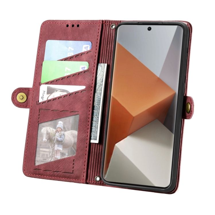 Peňaženkové puzdro Purse case červené – Xiaomi Redmi Note 13 Pro+ 5G | Kryty na mobil Kryty na mobil | Peňaženkové puzdro Purse case červené – Xiaomi Redmi Note 13 Pro+ 5G | Kryty na mobil