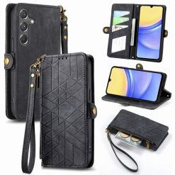 Kryty na mobil | Peňaženkové puzdro Purse case čierne – Samsung Galaxy A15 4G/5G | Kryty na mobil