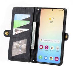 Peňaženkové puzdro Purse case čierne – Samsung Galaxy S24+ (S24 Plus) | Kryty na mobil Kryty na mobil | Peňaženkové puzdro Purse case čierne – Samsung Galaxy S24+ (S24 Plus) | Kryty na mobil