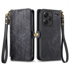Kryty na mobil | Peňaženkové puzdro Purse case čierne – Xiaomi Redmi Note 13 Pro+ 5G | Kryty na mobil