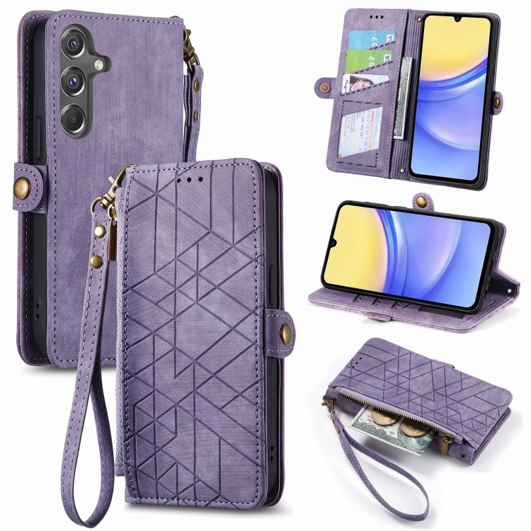 Peňaženkové puzdro Purse case fialové – Samsung Galaxy A15 4G/5G | Kryty na mobil Kryty na mobil | Peňaženkové puzdro Purse case fialové – Samsung Galaxy A15 4G/5G | Kryty na mobil