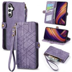 Kryty na mobil | Peňaženkové puzdro Purse case fialové – Samsung Galaxy A25 5G | Kryty na mobil