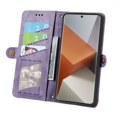 Kryty na mobil | Peňaženkové puzdro Purse case fialové – Xiaomi Redmi Note 13 Pro+ 5G | Kryty na mobil