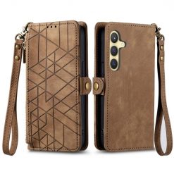 Peňaženkové puzdro Purse case hnedé – Samsung Galaxy S24+ (S24 Plus)