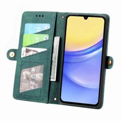 Peňaženkové puzdro Purse case zelené – Samsung Galaxy A15 4G/5G | Kryty na mobil Kryty na mobil | Peňaženkové puzdro Purse case zelené – Samsung Galaxy A15 4G/5G | Kryty na mobil