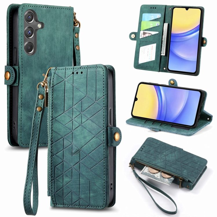 Peňaženkové puzdro Purse case zelené – Samsung Galaxy A15 4G/5G | Kryty na mobil Kryty na mobil | Peňaženkové puzdro Purse case zelené – Samsung Galaxy A15 4G/5G | Kryty na mobil