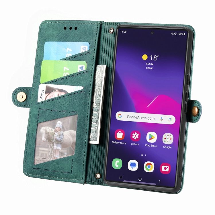 Peňaženkové puzdro Purse case zelené – Samsung Galaxy S24 Ultra | Kryty na mobil Kryty na mobil | Peňaženkové puzdro Purse case zelené – Samsung Galaxy S24 Ultra | Kryty na mobil