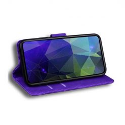 Kryty na mobil | Peňaženkové puzdro Solid fialové – Samsung Galaxy S24 Ultra | Kryty na mobil
