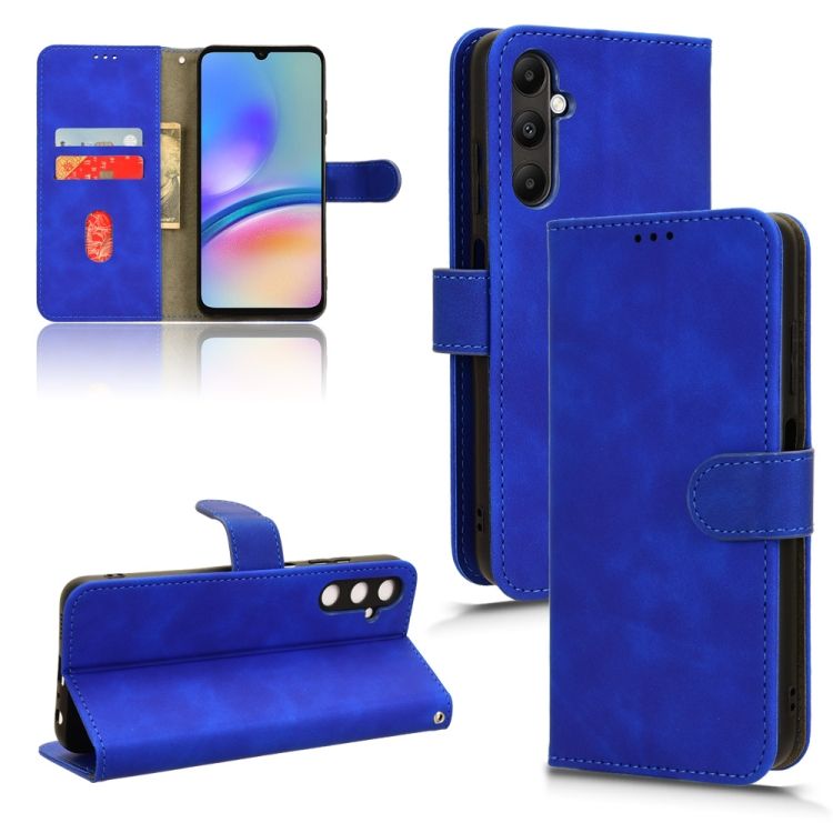 Peňaženkové puzdro Solid modré – Samsung Galaxy A05s | Kryty na mobil Kryty na mobil | Peňaženkové puzdro Solid modré – Samsung Galaxy A05s | Kryty na mobil