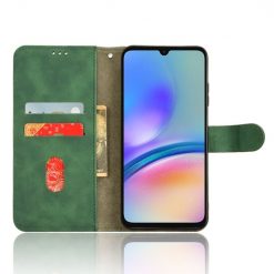 Kryty na mobil | Peňaženkové puzdro Solid zelené – Samsung Galaxy A05s | Kryty na mobil