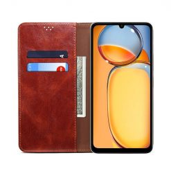 Peňaženkové puzdro Wax case hnedé – Xiaomi Redmi 13C / Xiaomi Poco C65 | Kryty na mobil Kryty na mobil | Peňaženkové puzdro Wax case hnedé – Xiaomi Redmi 13C / Xiaomi Poco C65 | Kryty na mobil