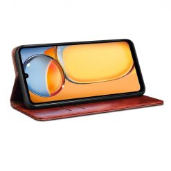 Peňaženkové puzdro Wax case hnedé – Xiaomi Redmi 13C / Xiaomi Poco C65 | Kryty na mobil Kryty na mobil | Peňaženkové puzdro Wax case hnedé – Xiaomi Redmi 13C / Xiaomi Poco C65 | Kryty na mobil