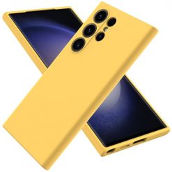 Kryty na mobil | Zadný kryt Candy Case žltý – Samsung Galaxy S24 Ultra | Kryty na mobil