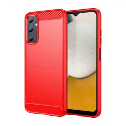 Kryty na mobil | Zadný kryt Carbon červený – Samsung Galaxy A05s | Kryty na mobil