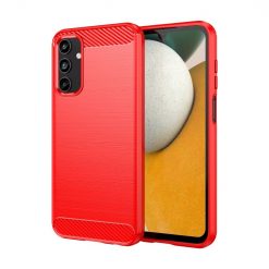 Kryty na mobil | Zadný kryt Carbon červený – Samsung Galaxy A15 4G/5G | Kryty na mobil
