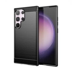 Kryty na mobil | Zadný kryt Carbon čierny – Samsung Galaxy S24 Ultra | Kryty na mobil